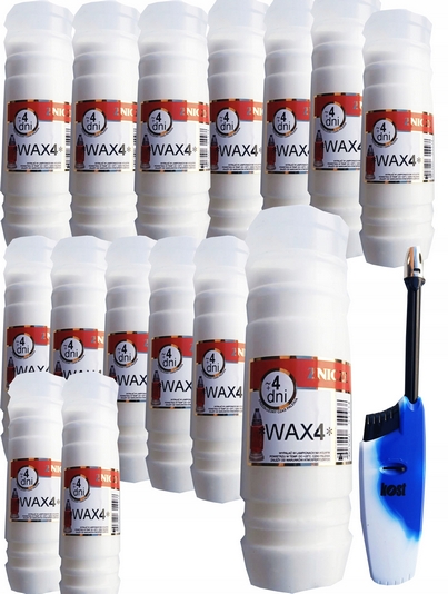 Parafinové Vklady WAX do Lampičiek na Cintorín s Dĺžkou Horenia 4 Dni, 30 ks